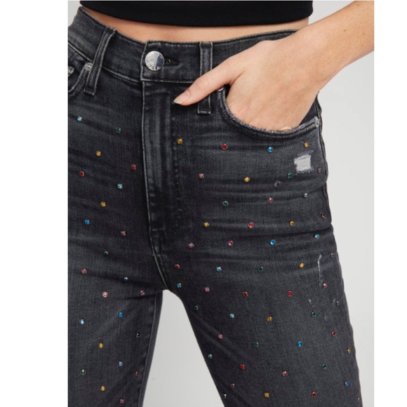 alice and olivia crystal jeans